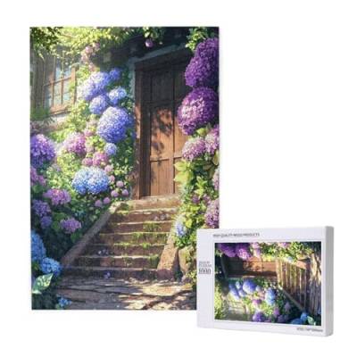 Puzzle Frühling,Puzzle 2000 Teile Blume Holzpuzzle Erwachsene mit Geschenkbox und Poster,Schwieriges,Unterhaltsames,Herausforderndes,Geeignet für Anfänger ab 14 Jahren,Geschenke für Frauen M-1809 von Yeogcohe